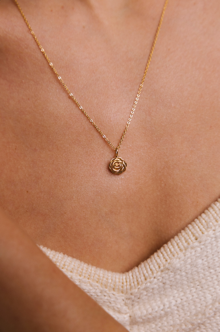 Rosa Pendant - 750‰ Gold