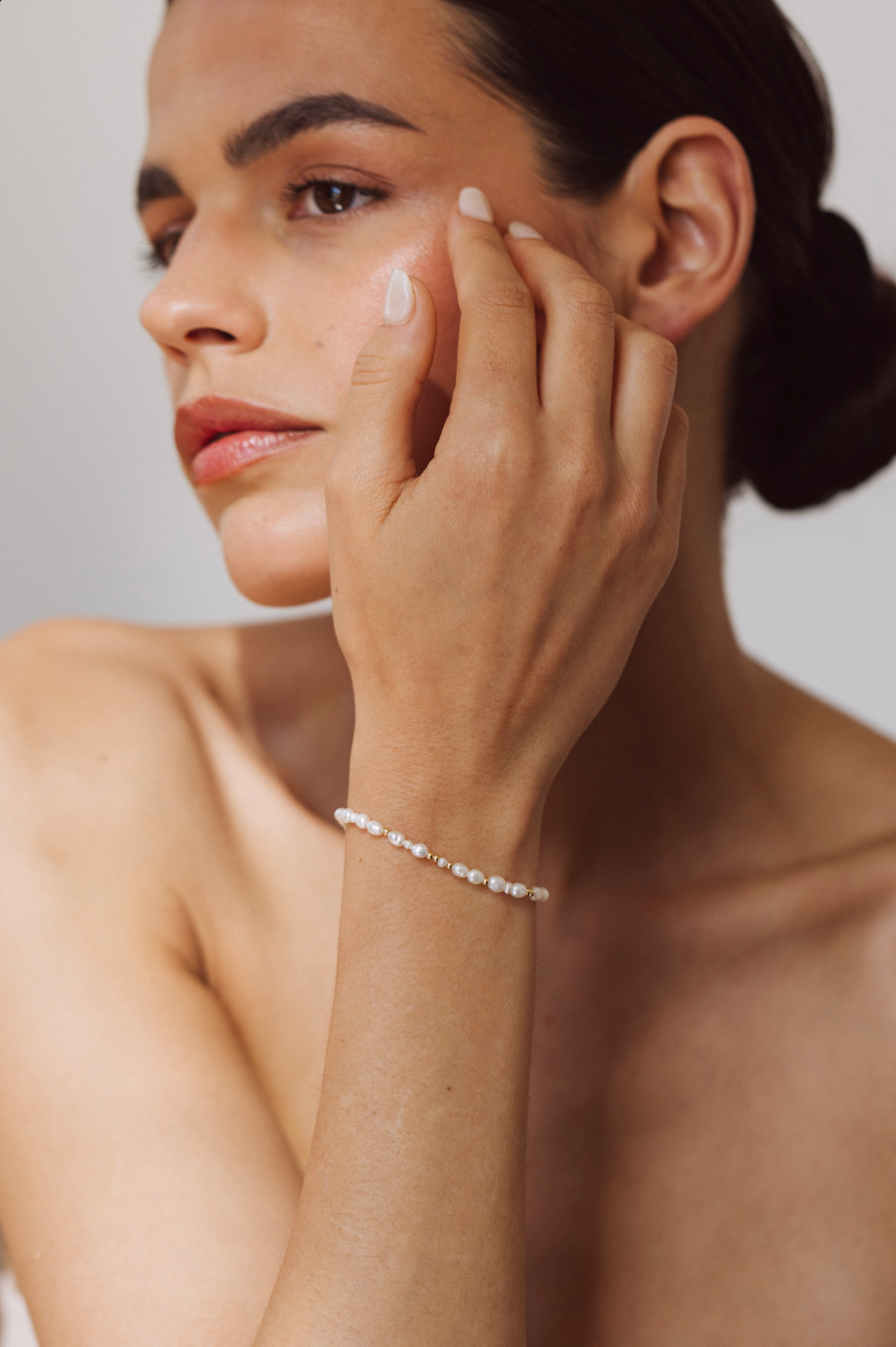 Grain of rice bracelet - Cultured pearls