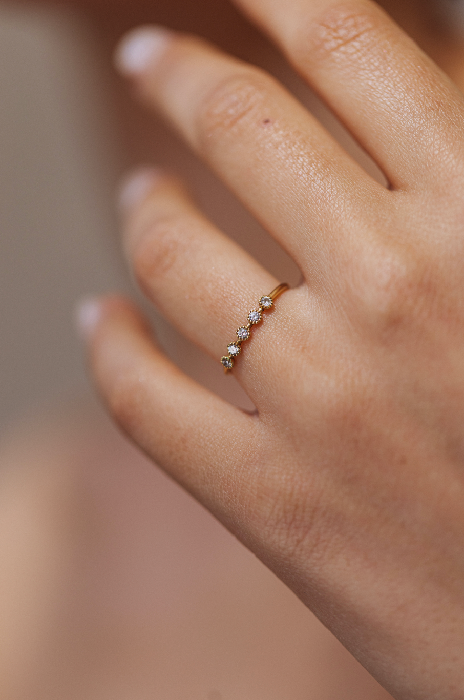 Bague Sonia  - Or 750‰ - Diamant blanc