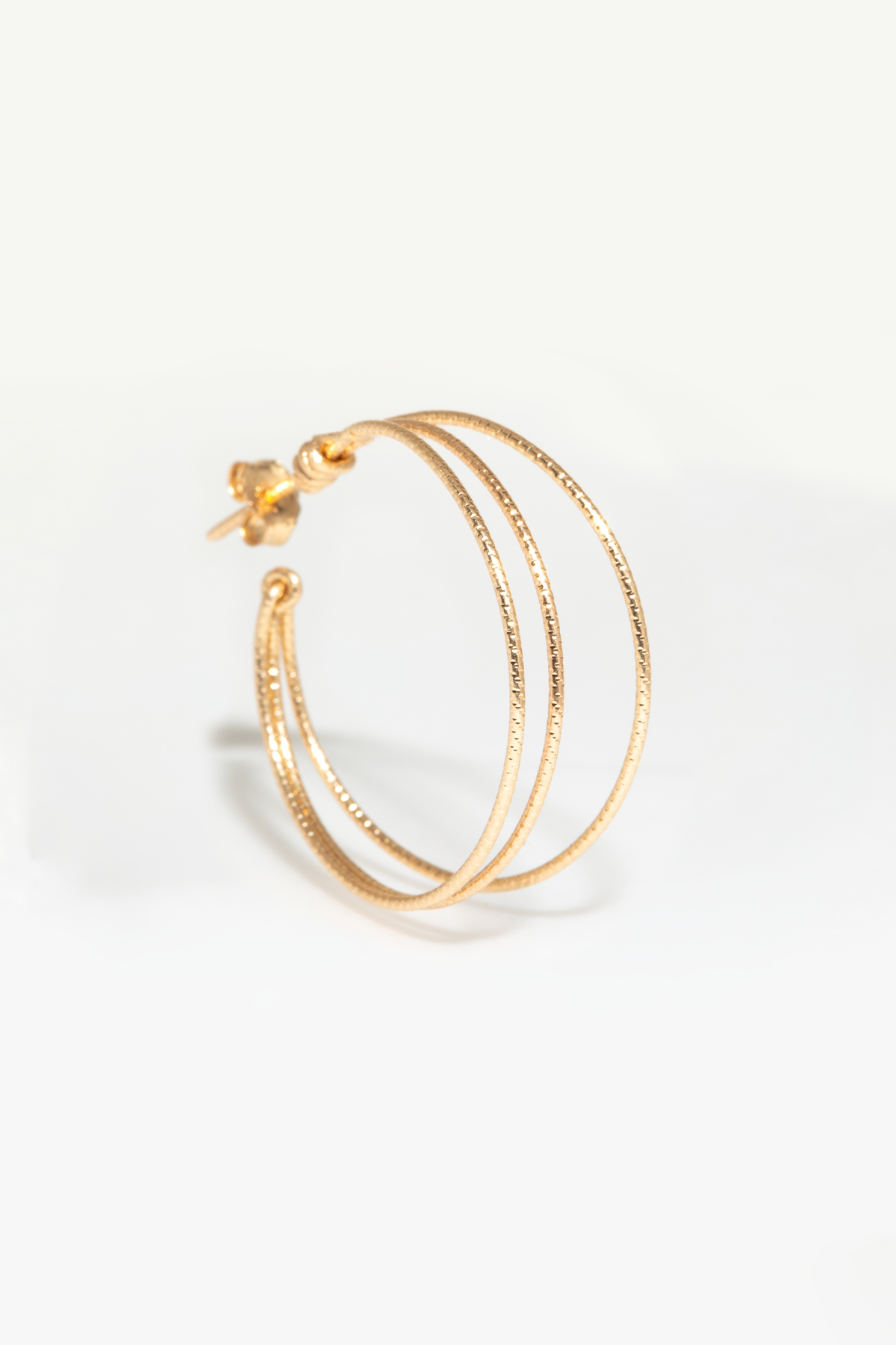 Triple Creole Hoops - Shimmering