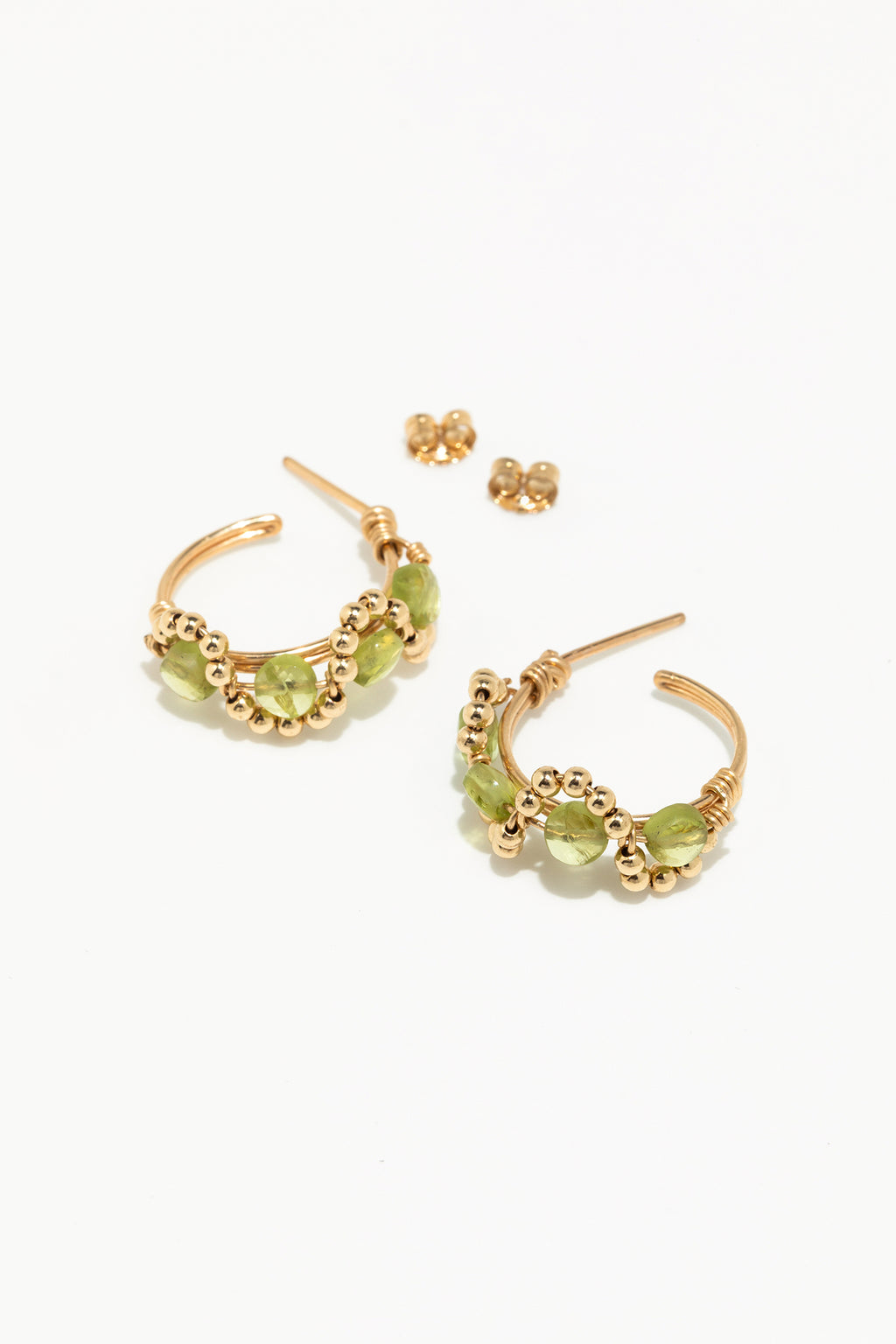 Mira Creoles - Peridot