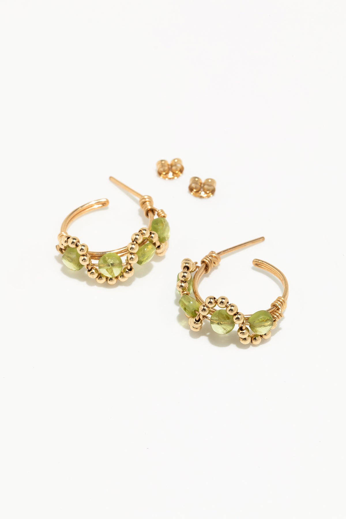 Mira Creoles - Peridot