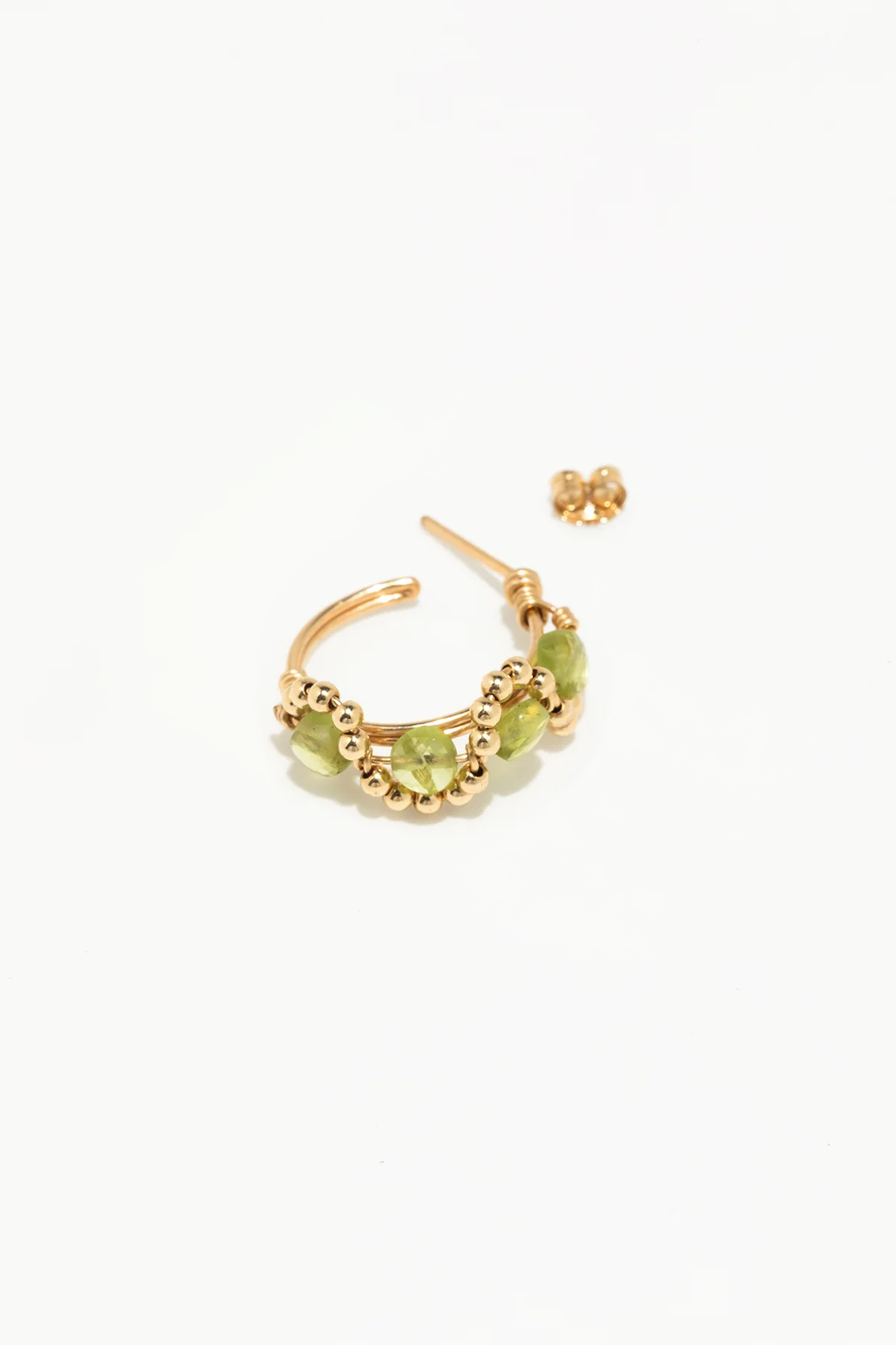 Mira Creoles - Peridot
