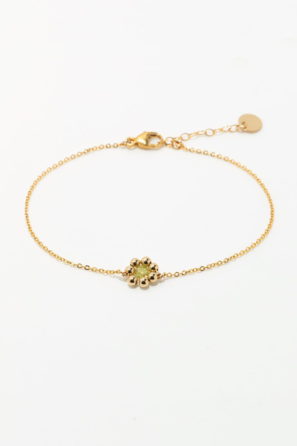 Daisy Bracelet - Peridot