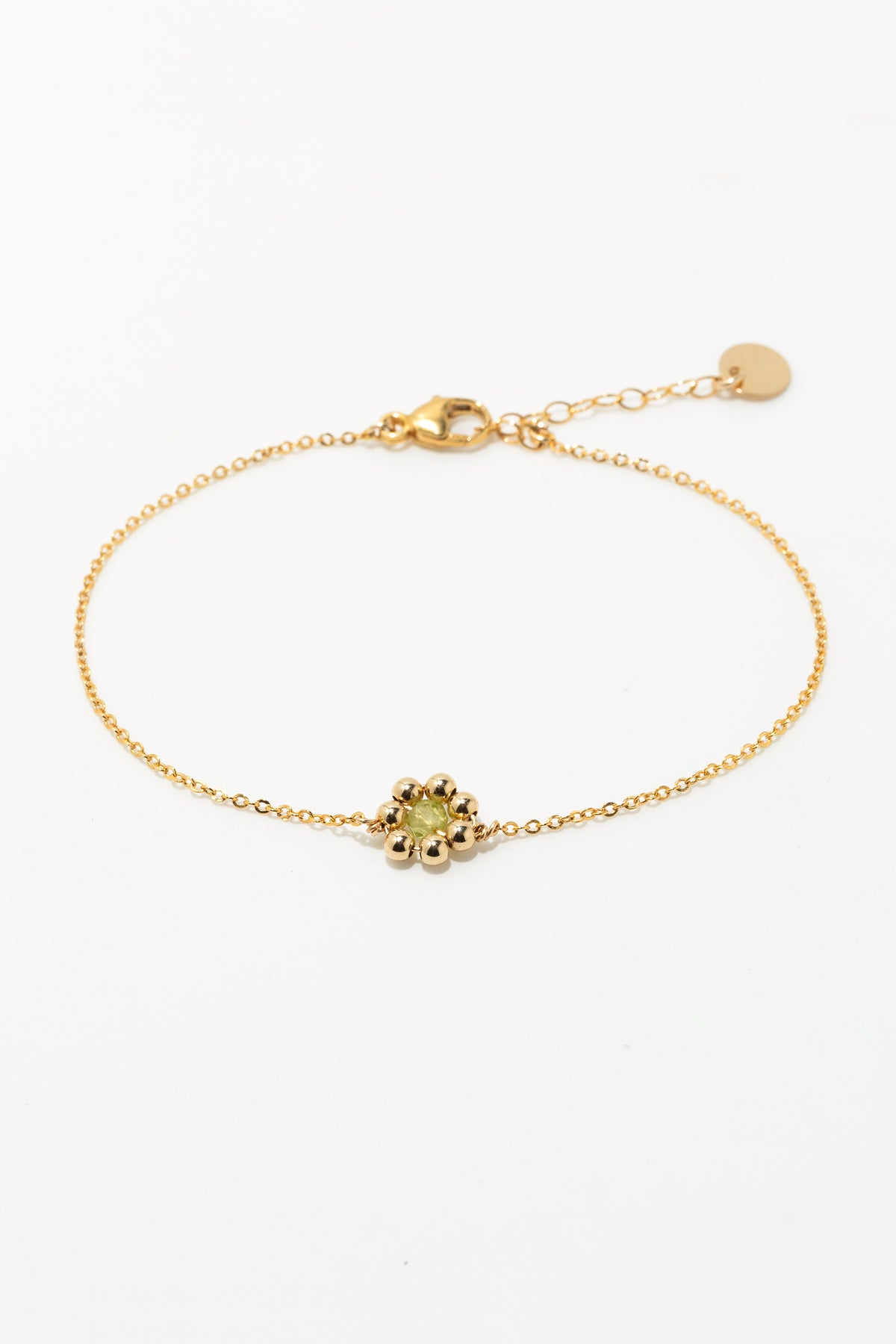Daisy Bracelet - Peridot