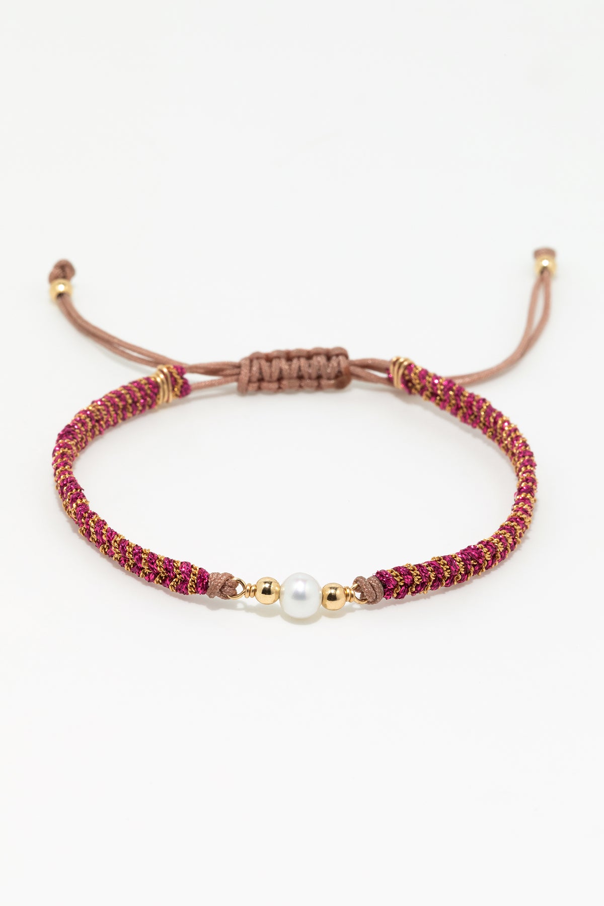Vaiana cord bracelet - Cultured pearl