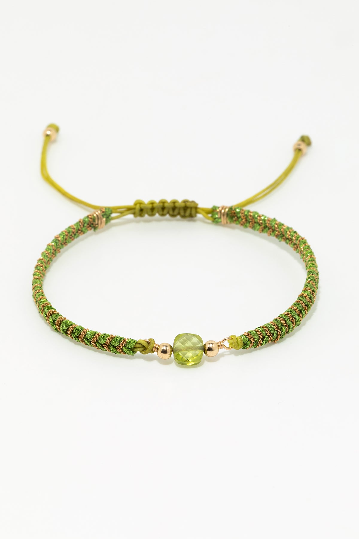 Vaiana cord bracelet - Peridot