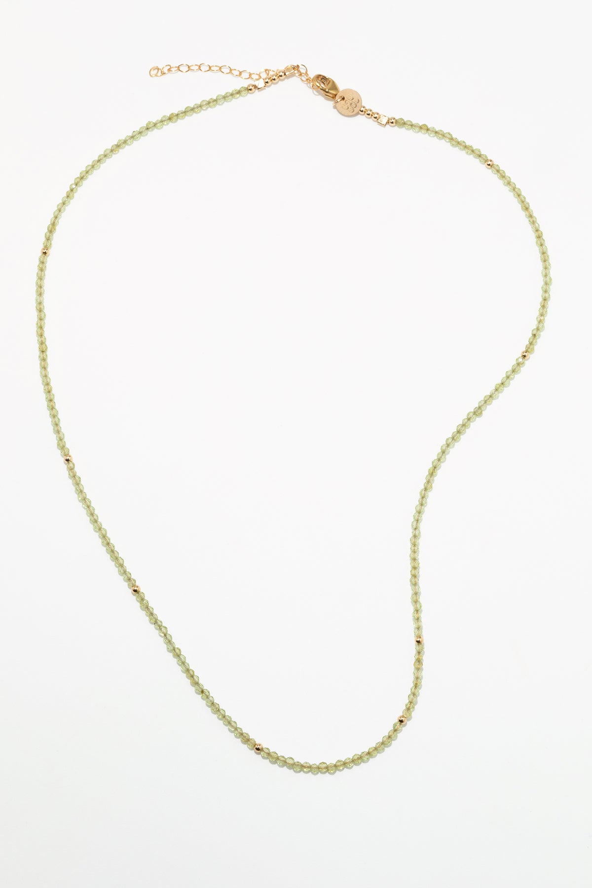 Collier Queen 40cm - Péridot