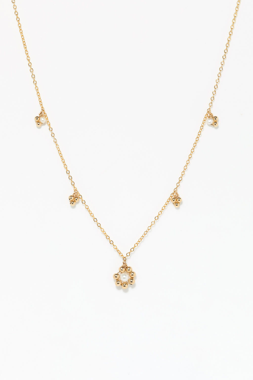 Collier grelot Daisy - Perle de culture