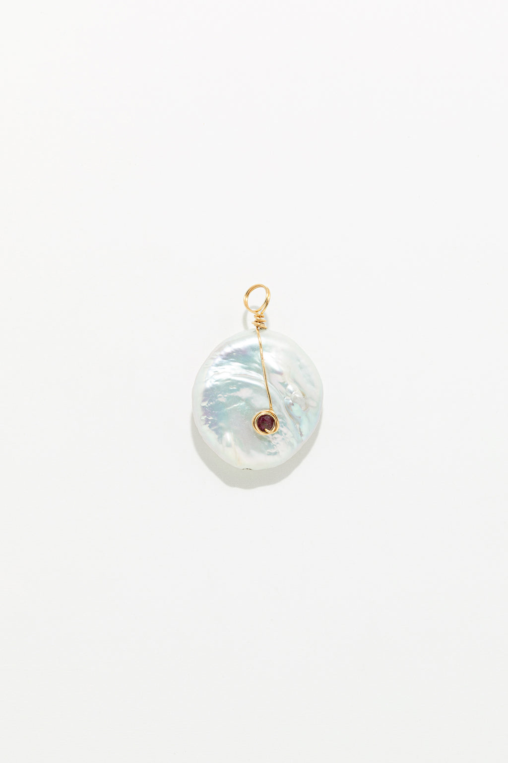 Mirée Pendant - Ruby