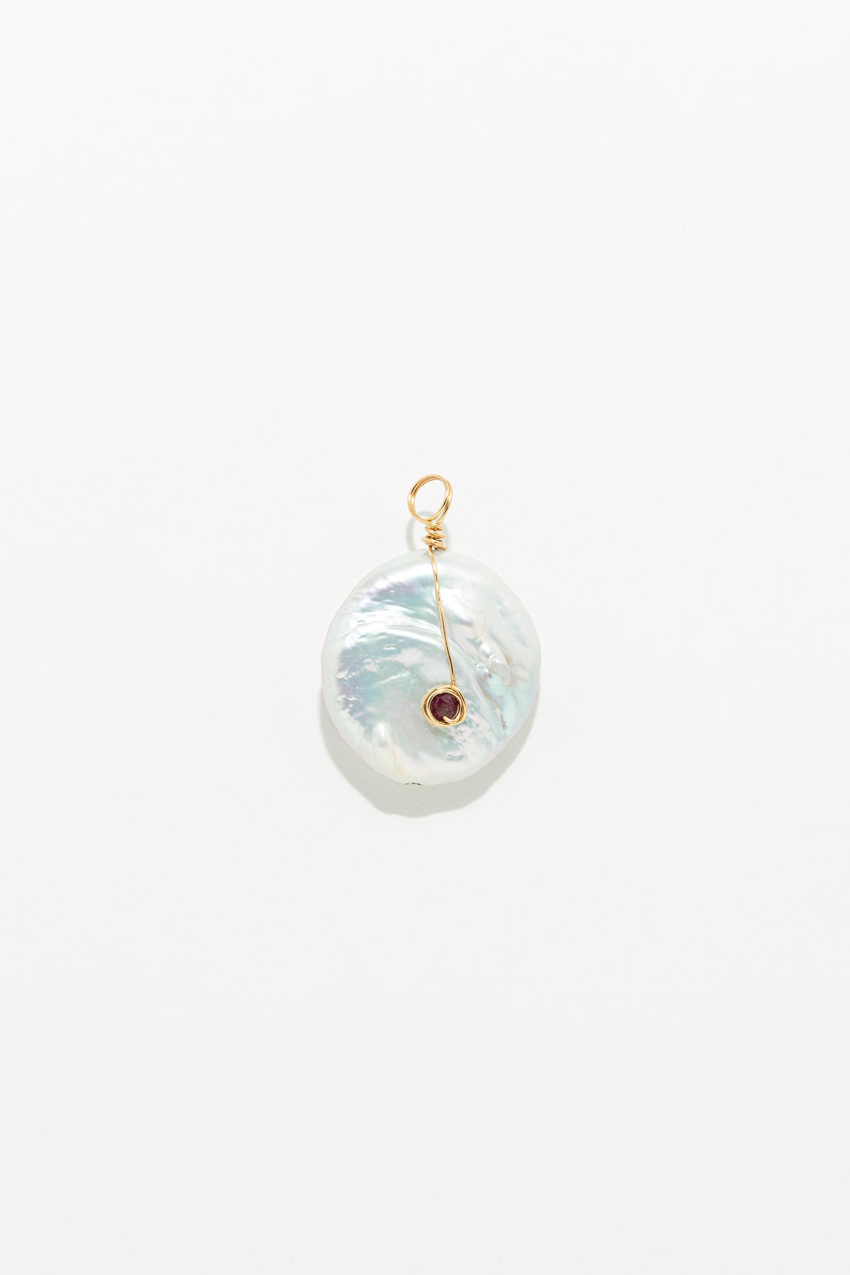 Mirée Pendant - Ruby