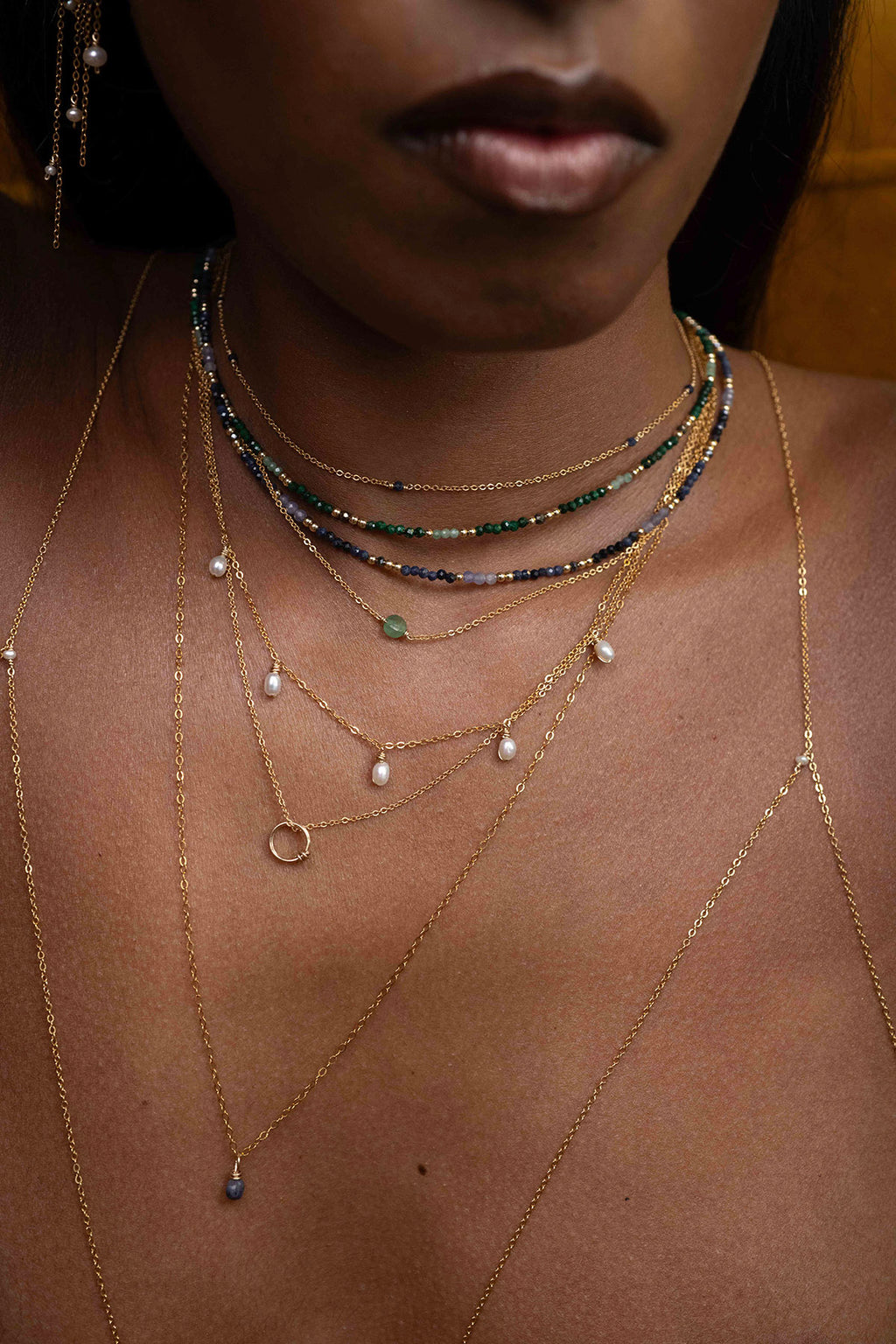 Double Queen Necklace-Bracelet - Mint
