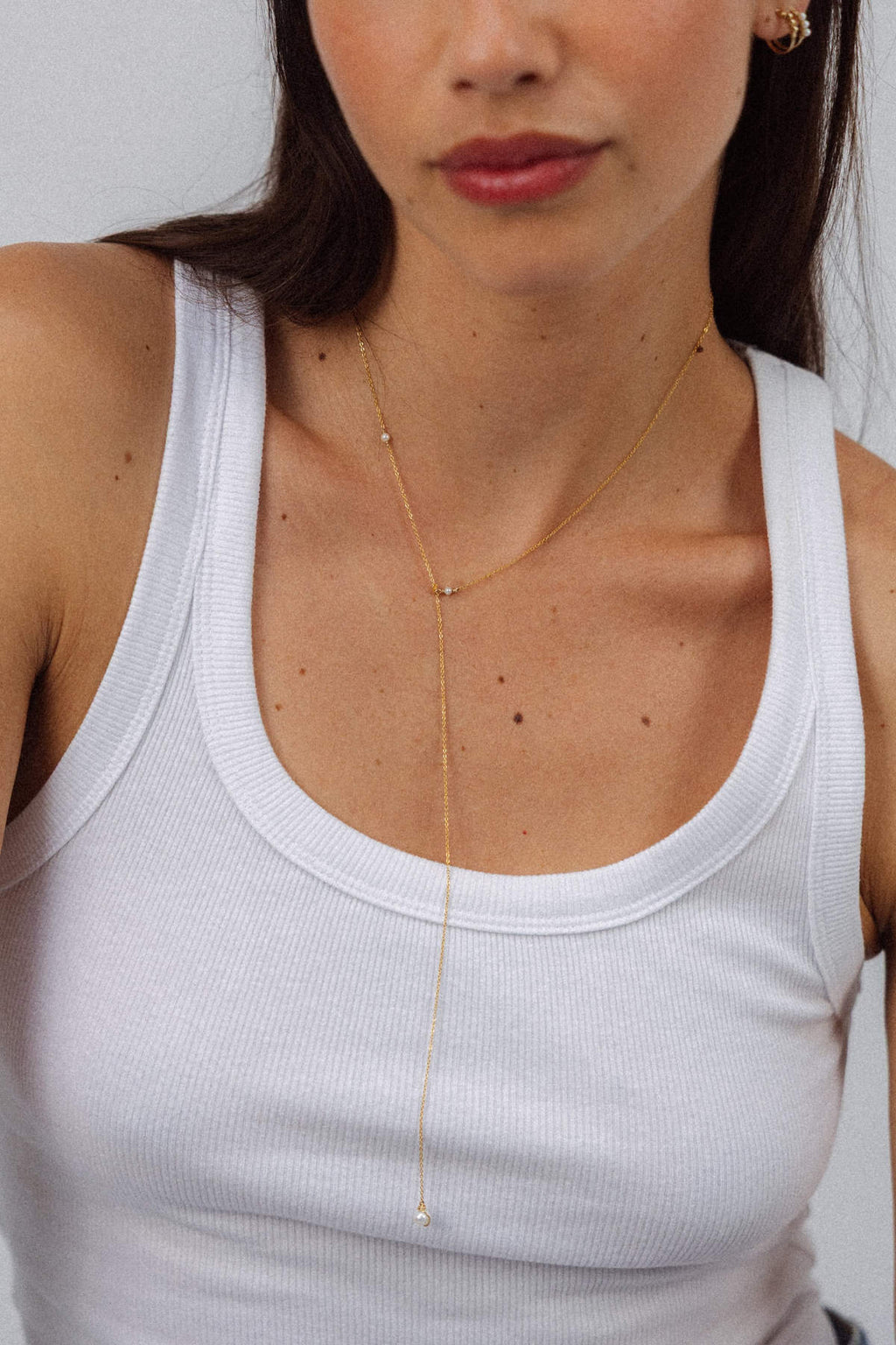 Vice versa necklace - Cultured pearl