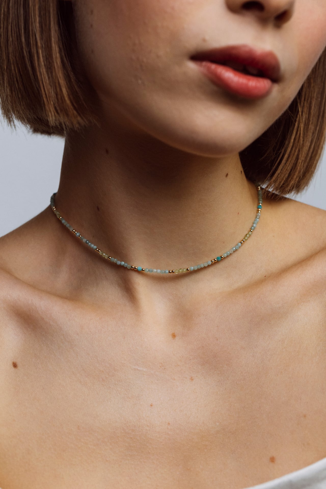 Bracelet - Collier Queen - Menthe à l'eau