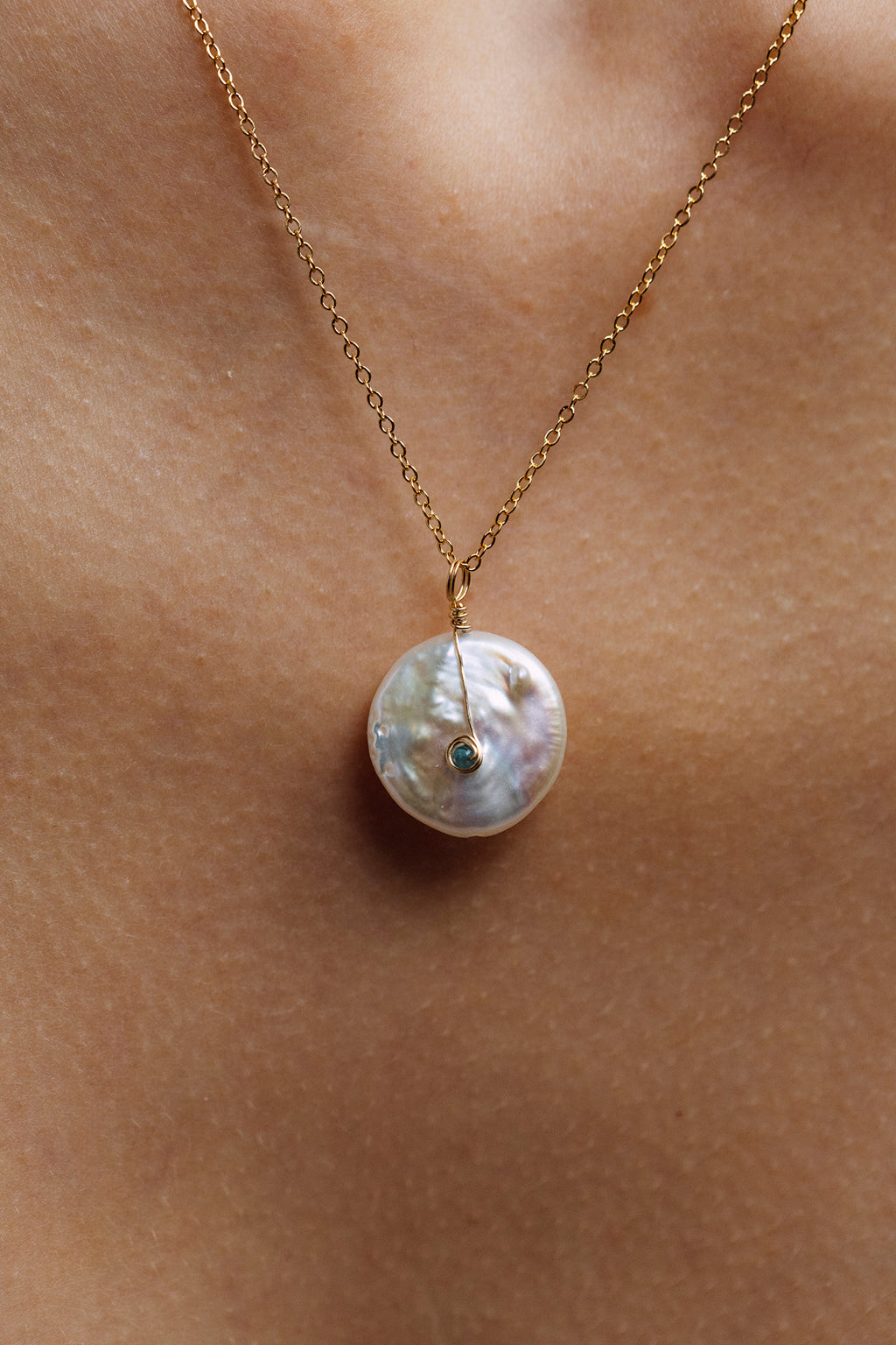 Mirée Pendant - Apatite