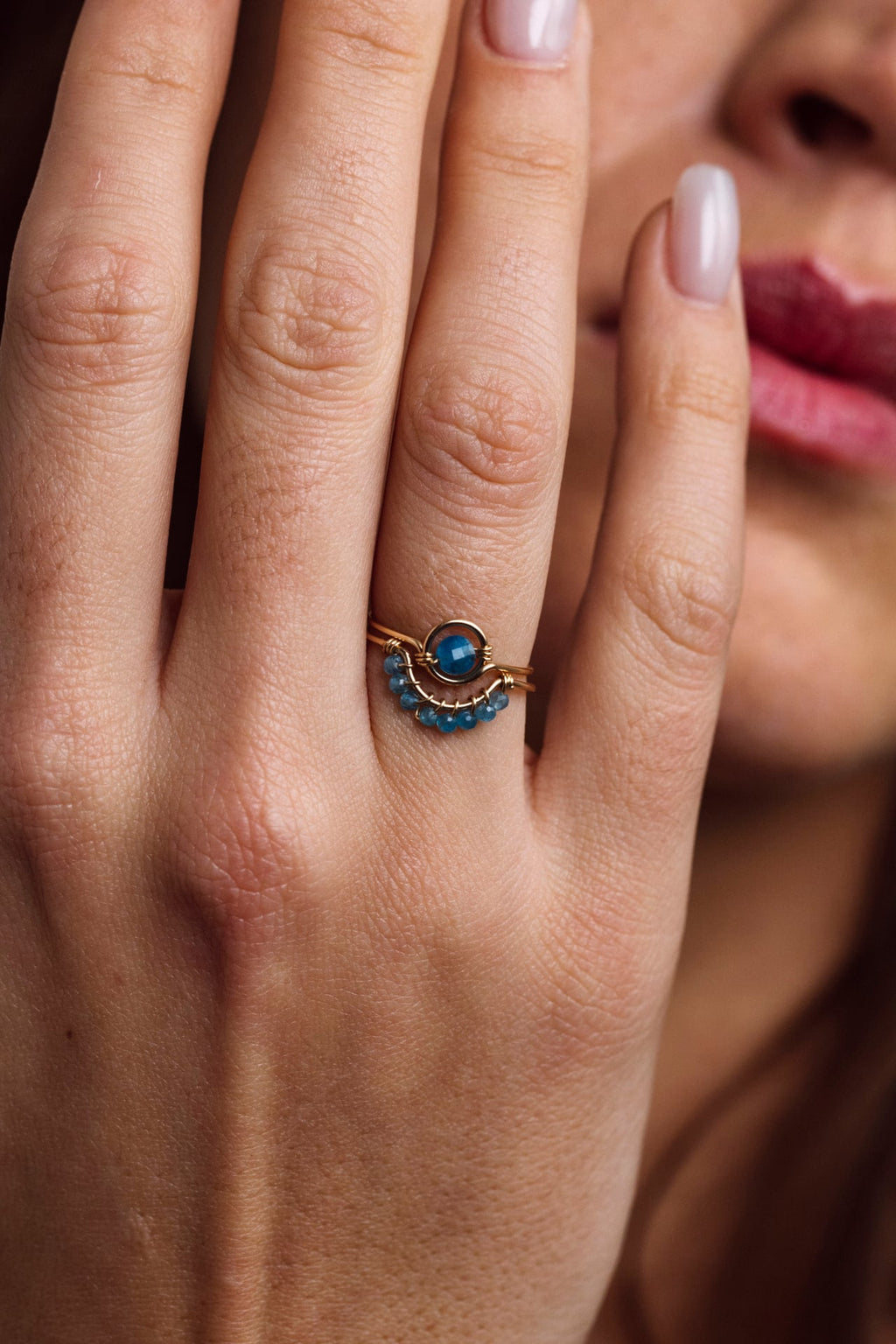 Bague Swan - Apatite