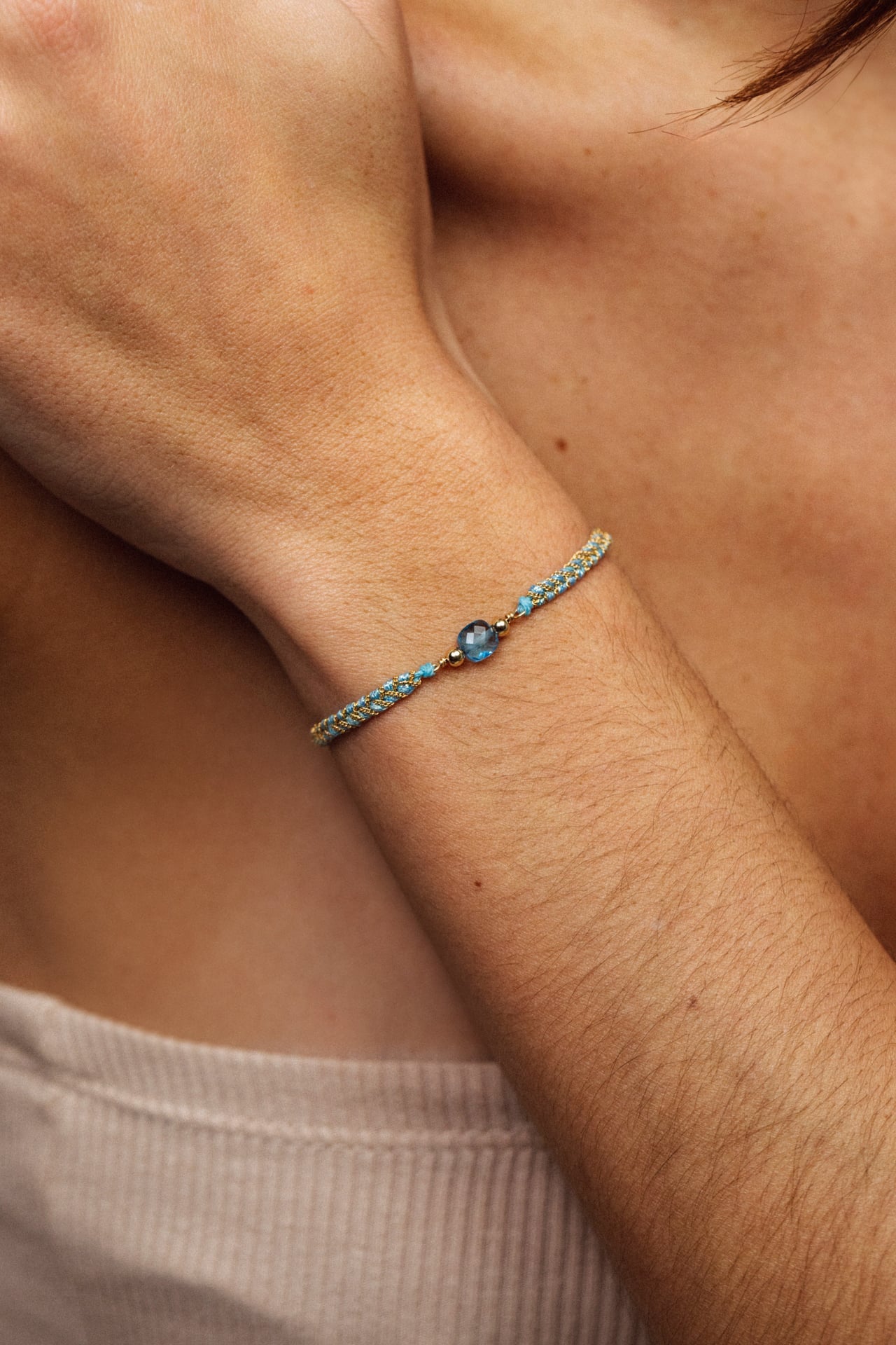 Vaiana cord bracelet - Topaz