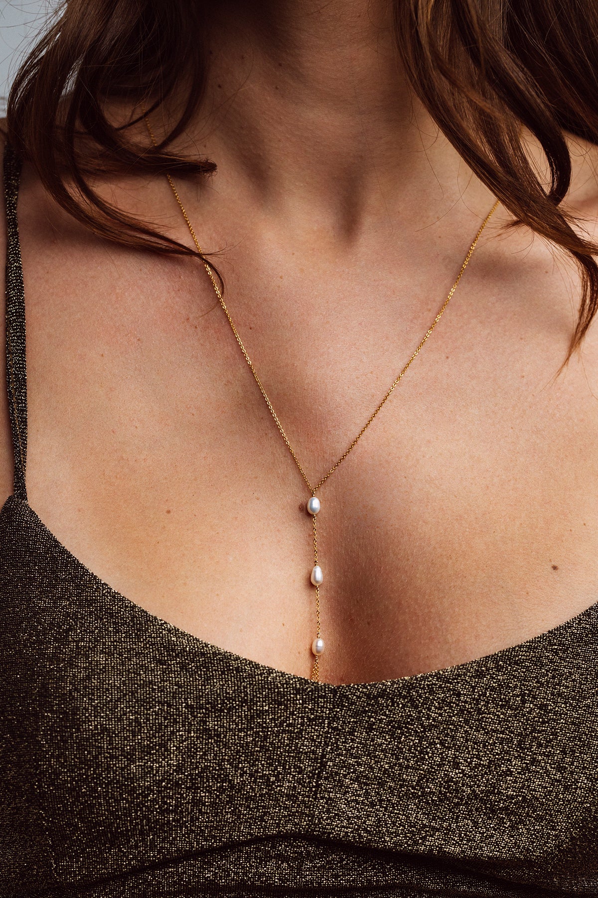Body jewel grain of rice - Cultured pearls