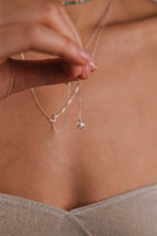 Stella Vice versa Necklace - Silver Cultured Pearl