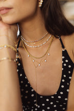Rice Grain Necklace - Pink Cultured Pearl