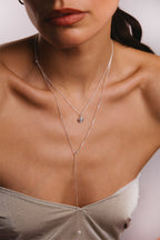 Stella Vice versa Necklace - Silver Cultured Pearl