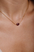 Collier Victoire - Quartz fraise rose