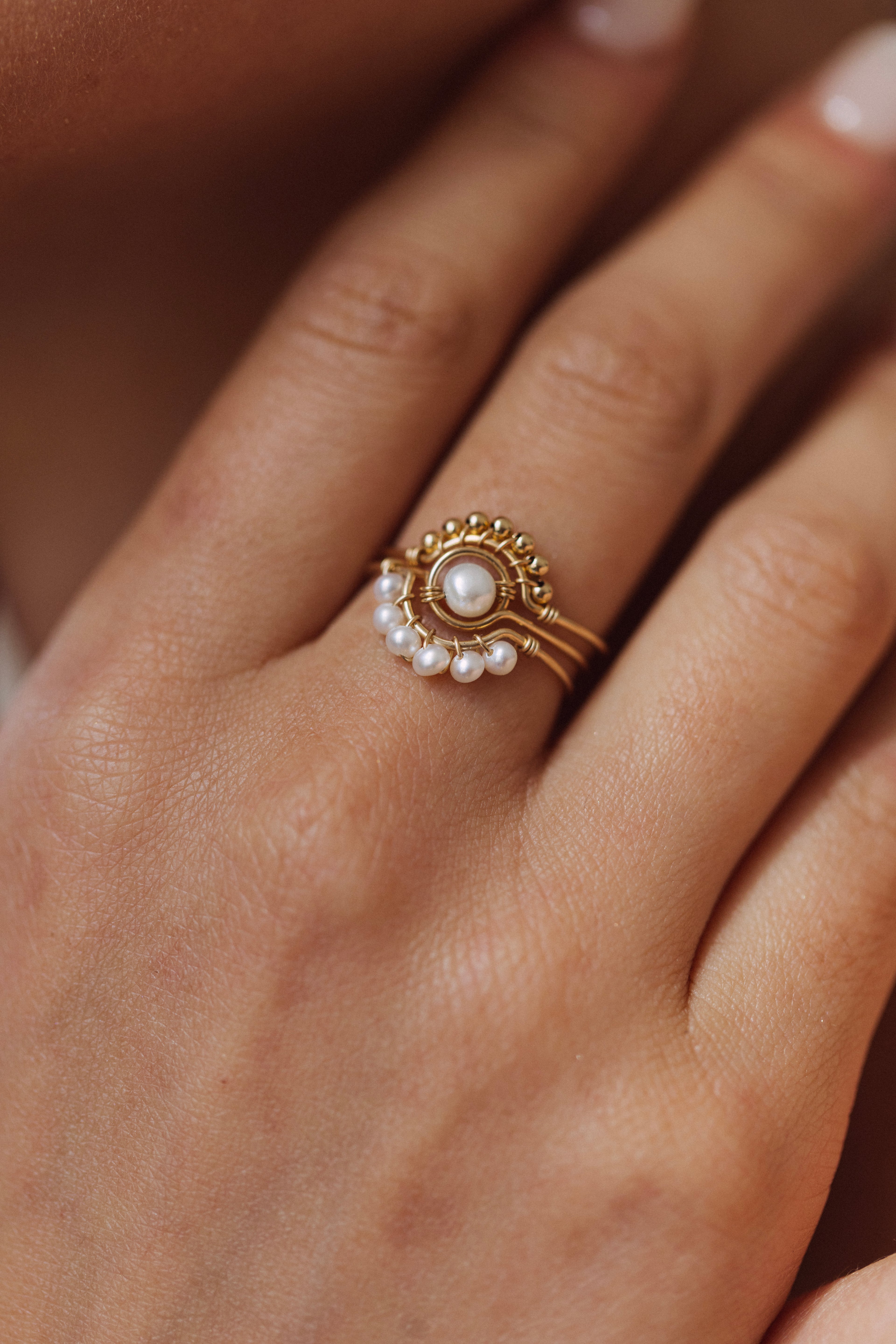 Bague Swan - Perle de culture