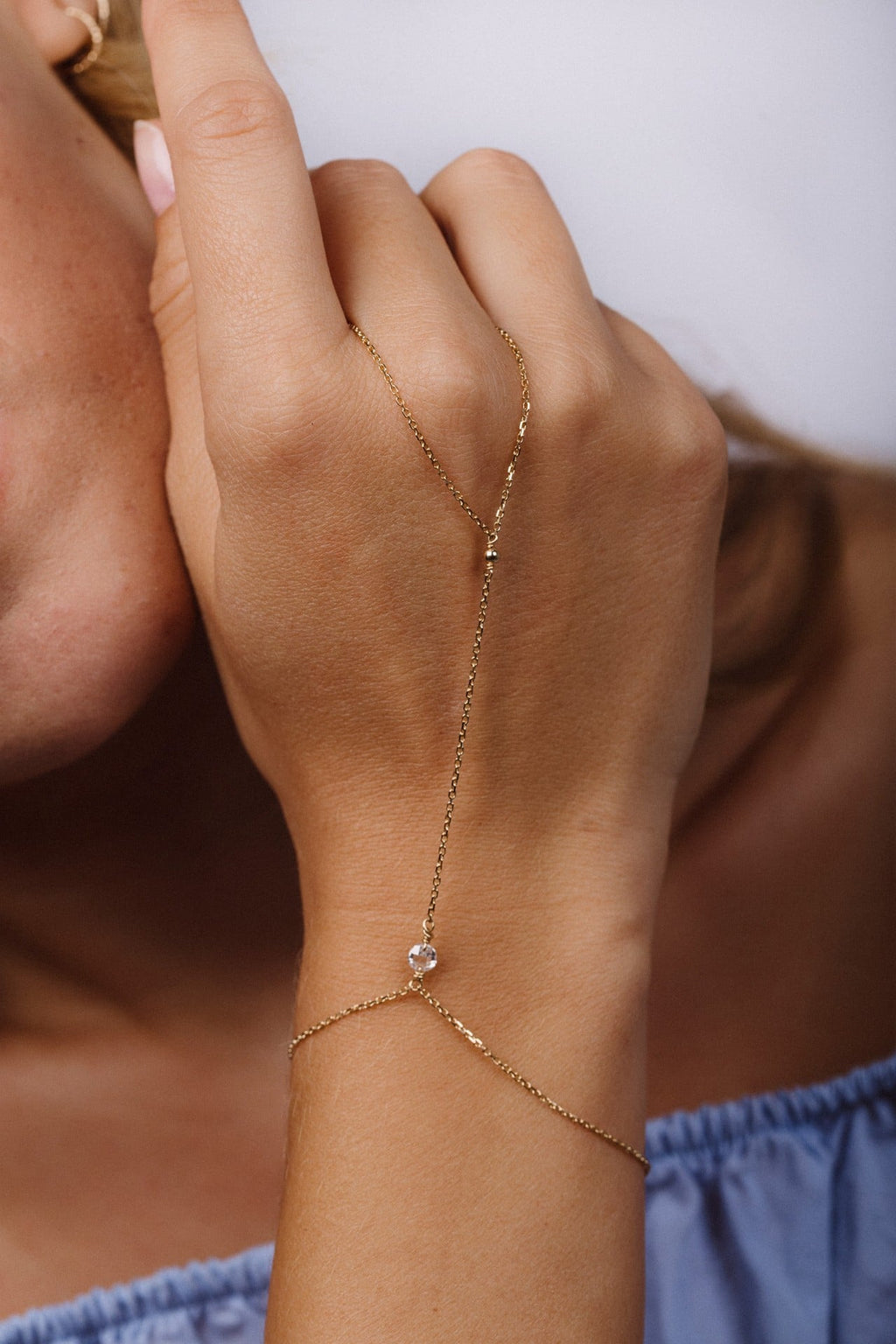 Bijou de main Oriana - Or 750‰ - Diamant blanc