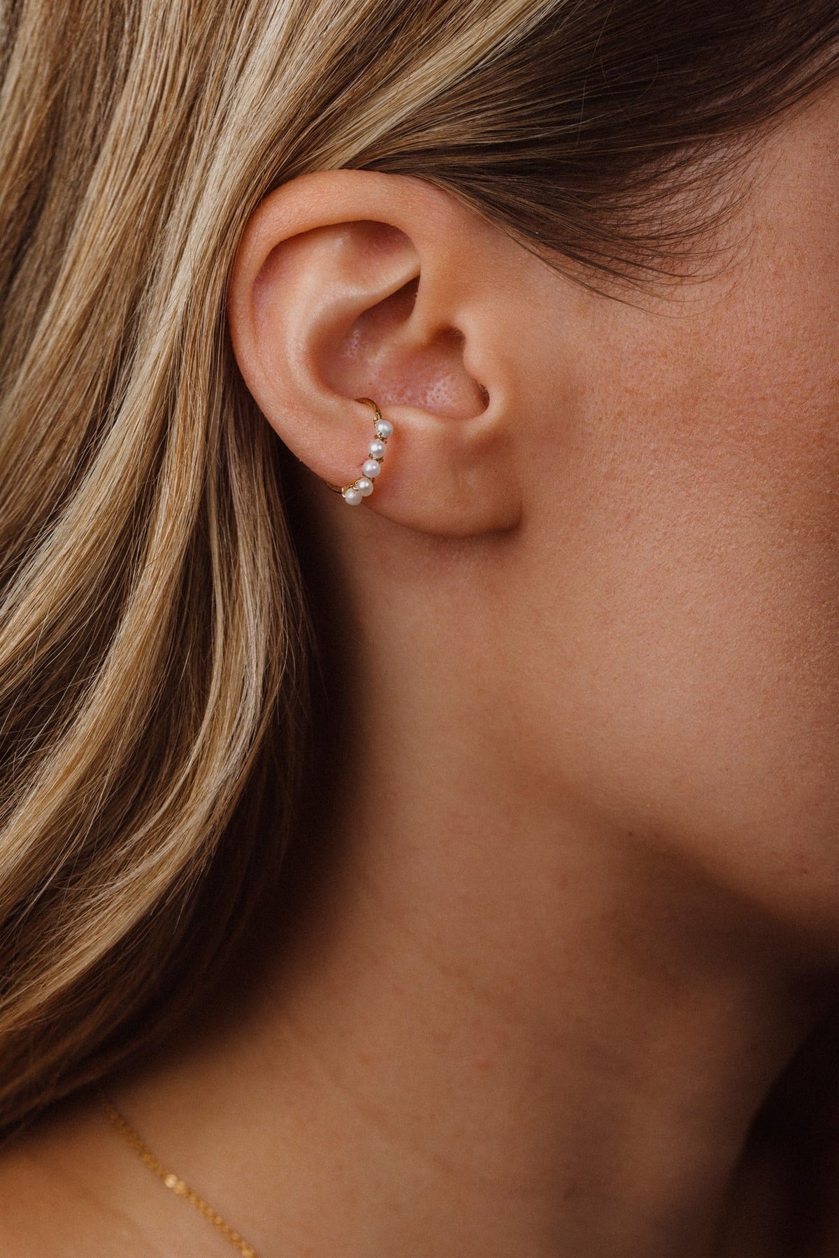 Diana Piercing - Cultured pearl - 18k gold