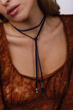 Collier Antoinette - Bleu foncé