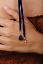 Collier Antoinette - Bleu foncé
