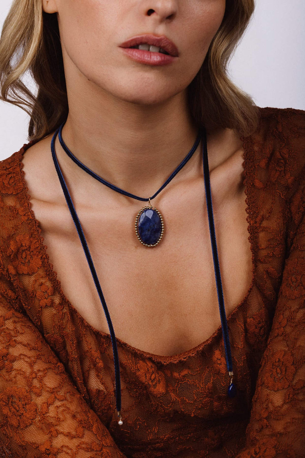 Pendentif Joséphine - Sodalite