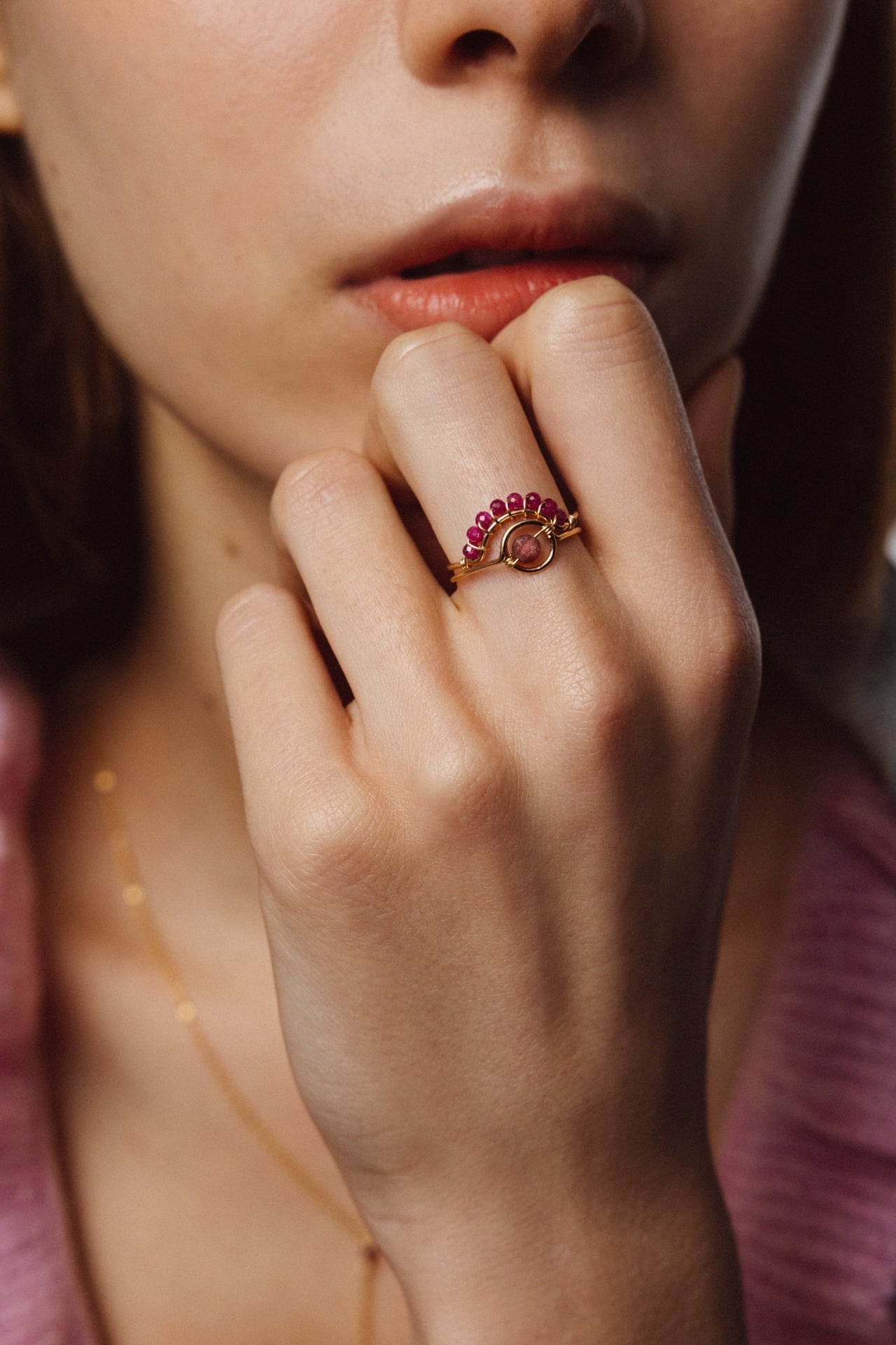 Frida Ring - Ruby