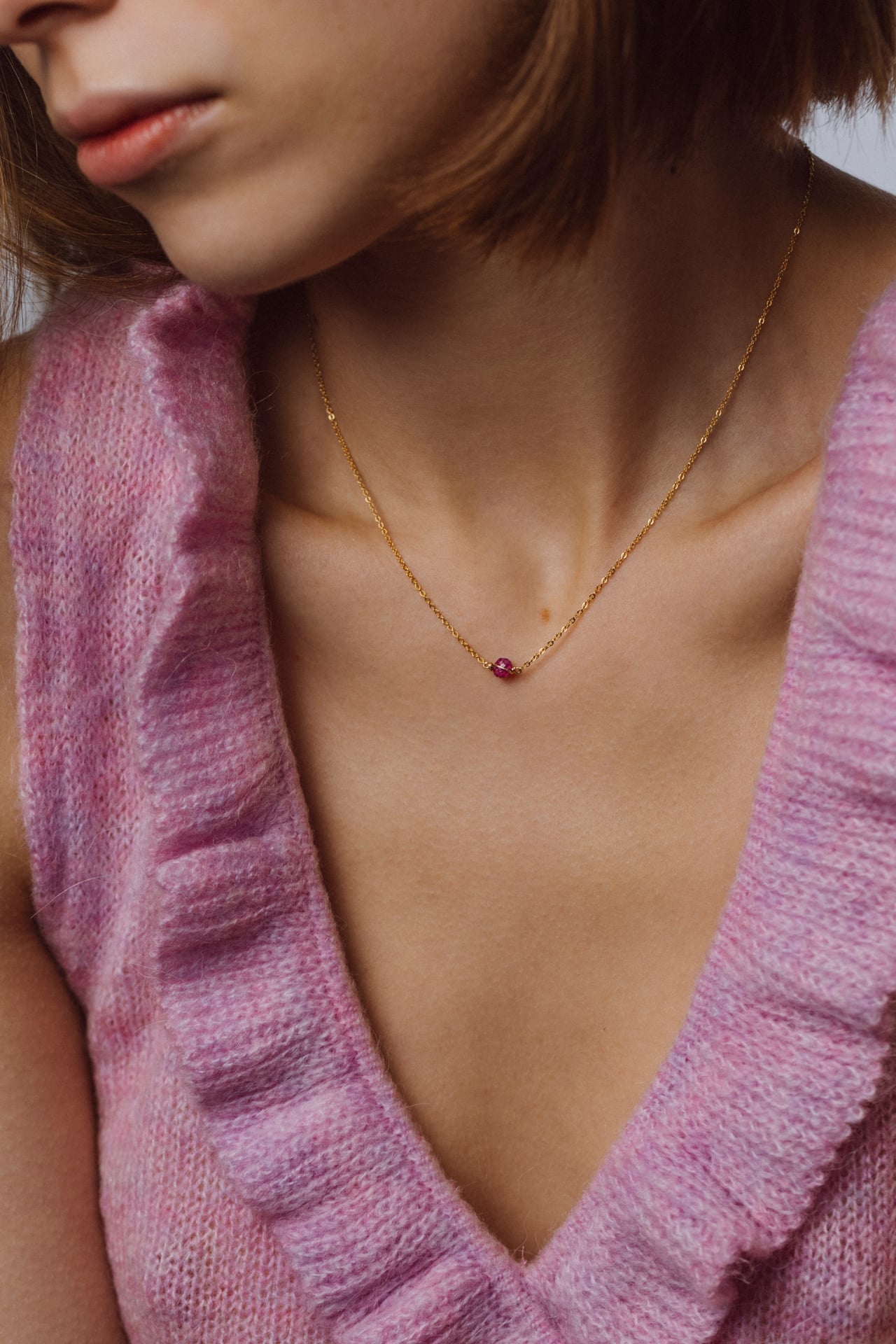 Collier Stella - Rubis