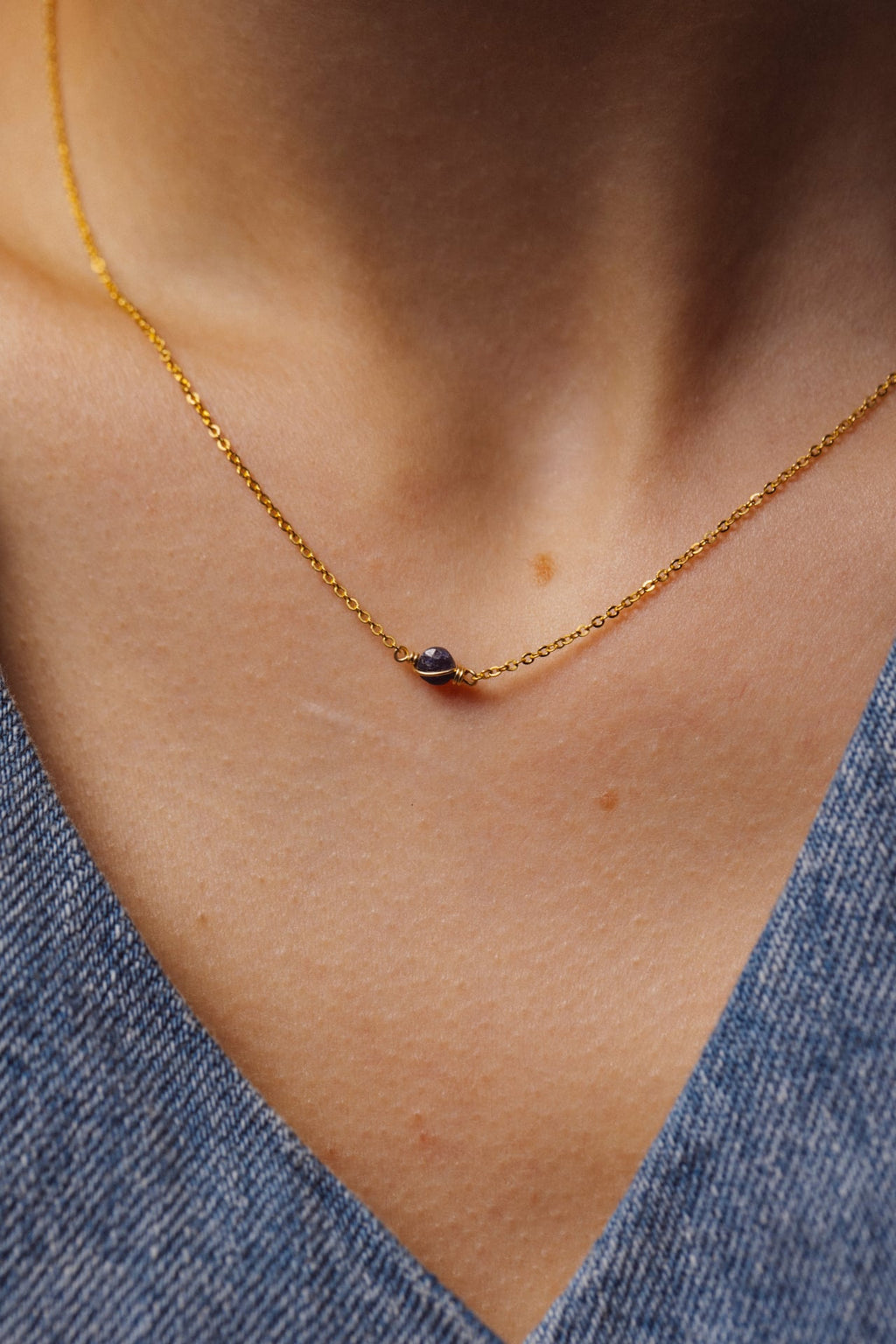 Collier Stella - Saphir