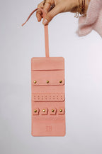 Pink jewelry organizer pouch