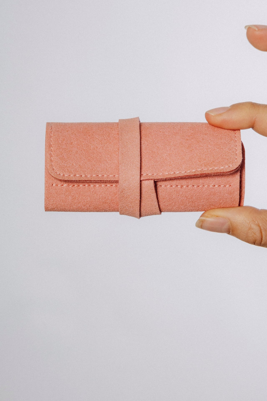 Pink jewelry organizer pouch