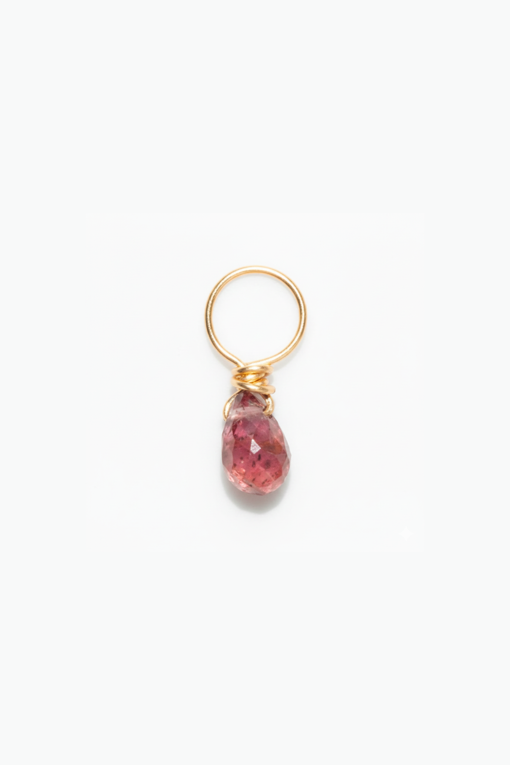 Pendentif Mia - Or 750‰ - Saphir rouge