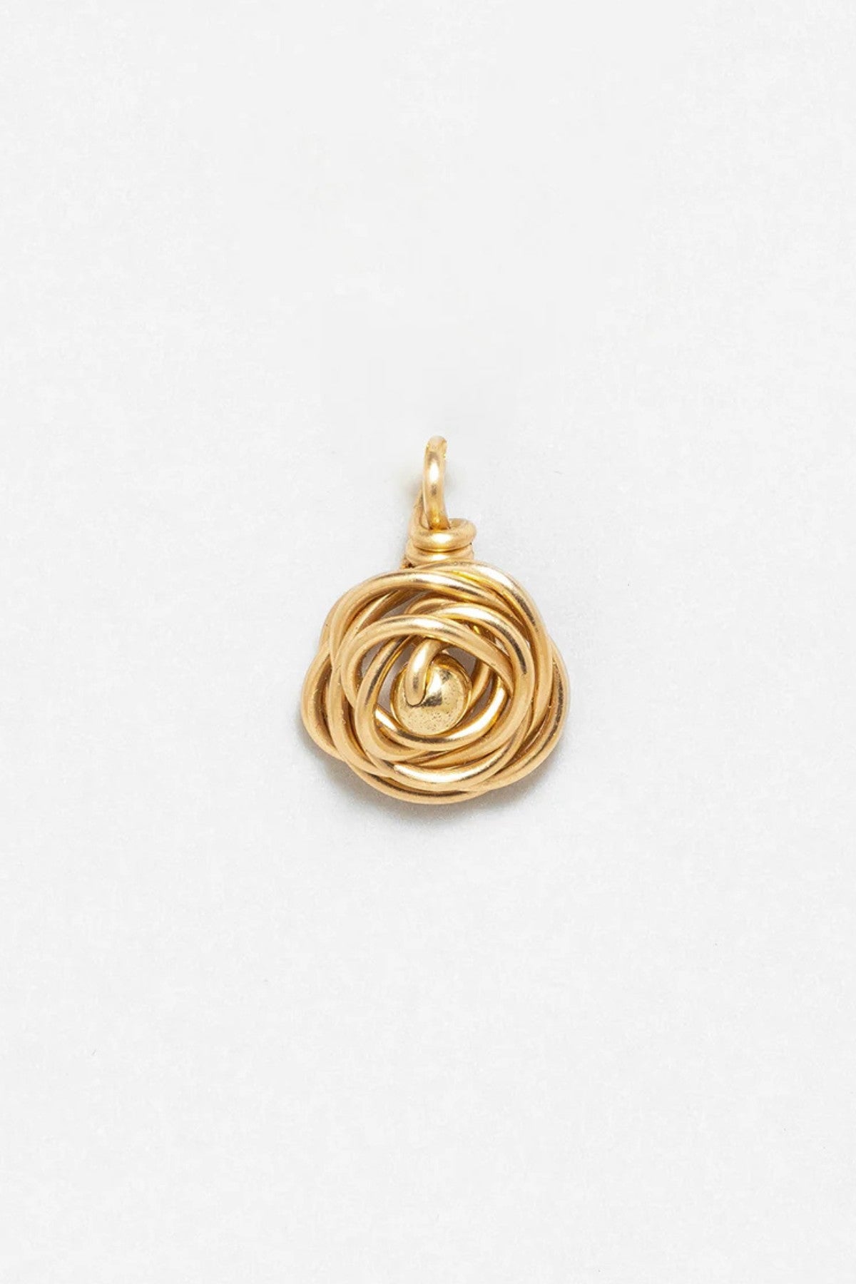 Medium Rosa Pendant - Gold