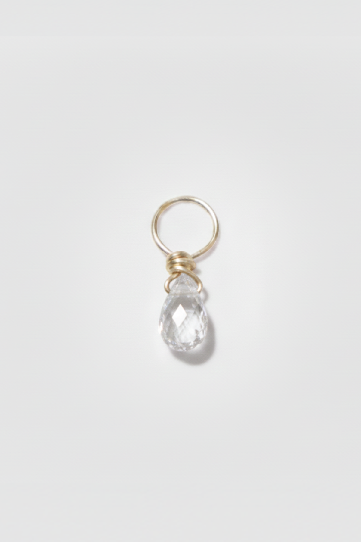 Mia Pendant – 750‰ Gold – White Sapphire