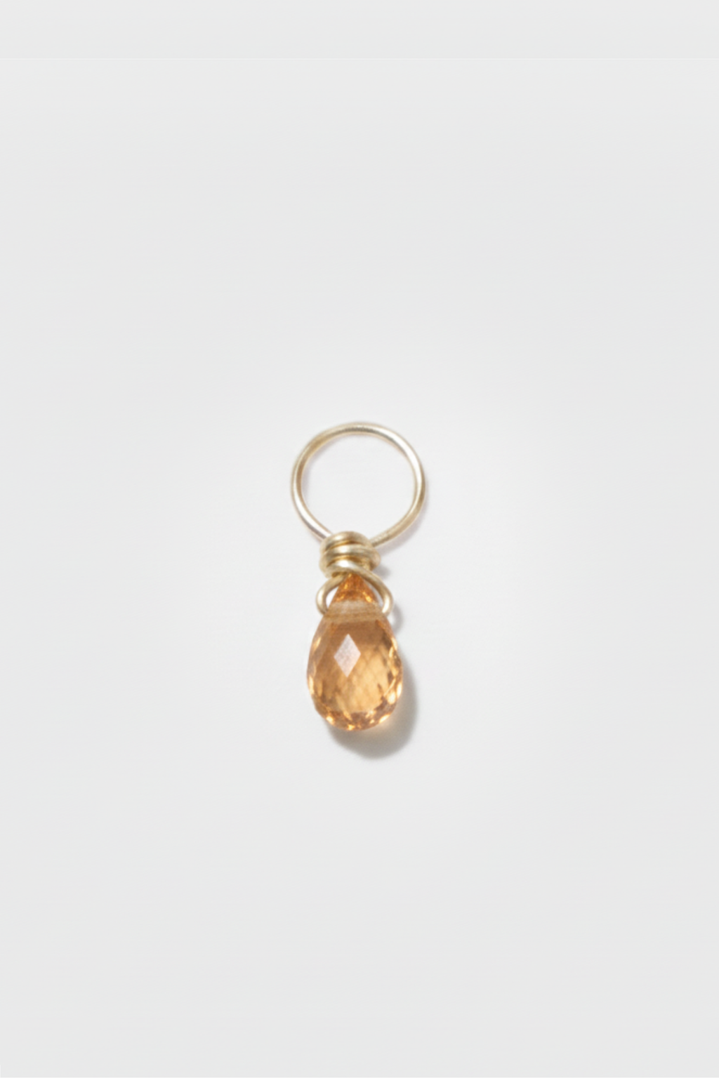 Mia Pendant – 750‰ Gold – Orange Sapphire
