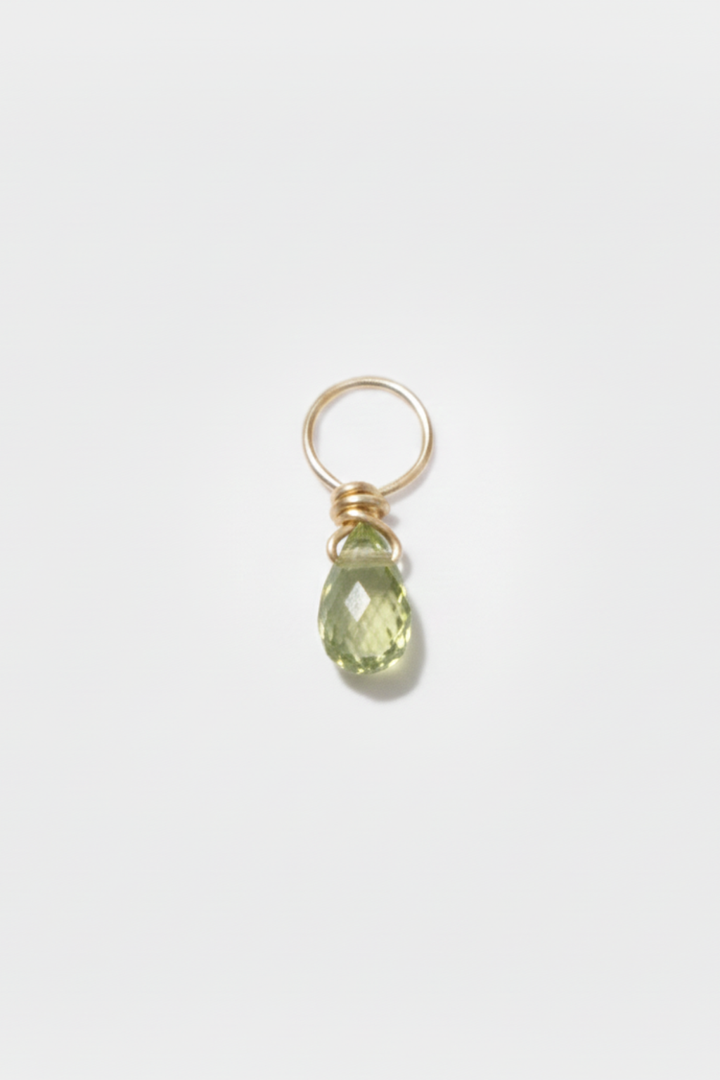 Mia Pendant – 750‰ Gold – Light Green Sapphire
