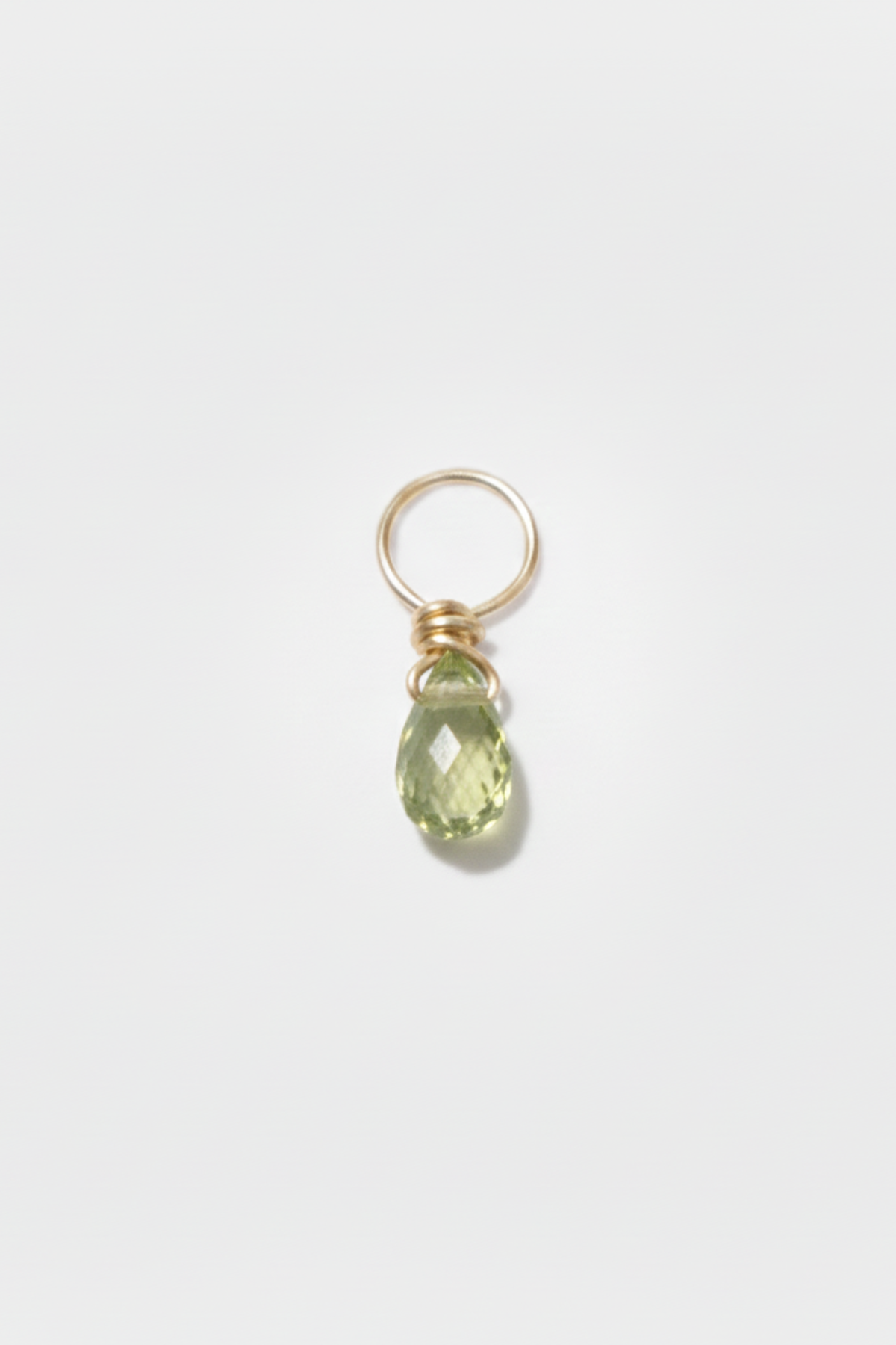 Mia Pendant – 750‰ Gold – Light Green Sapphire