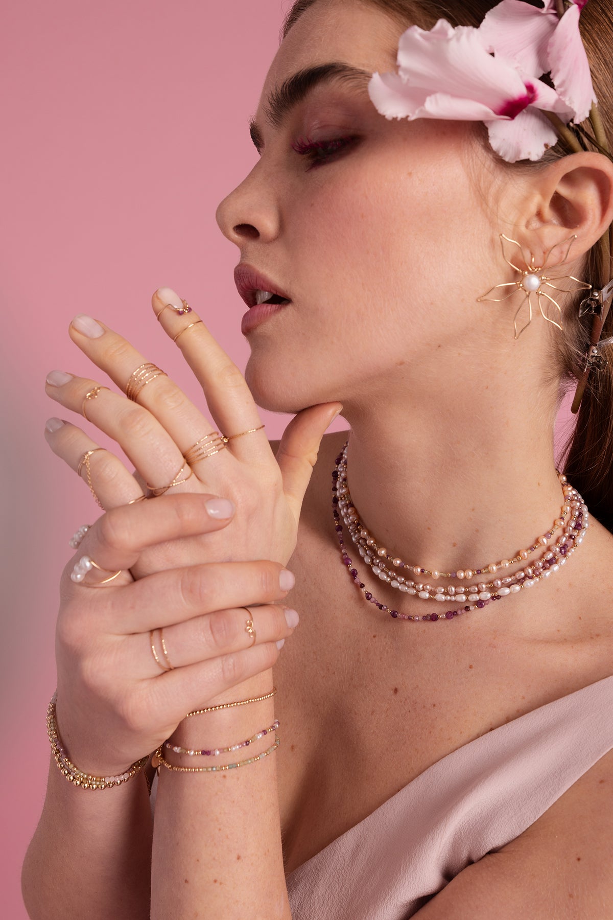 Collier Vénus - Grenadine