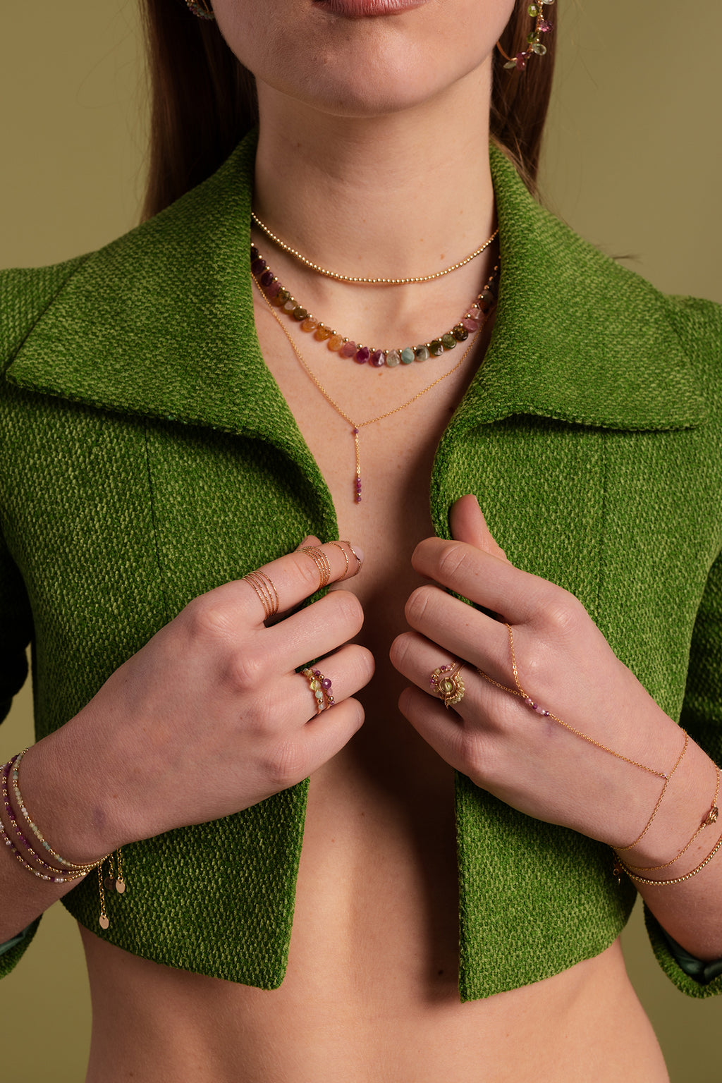 Venus Ring - Mint Green