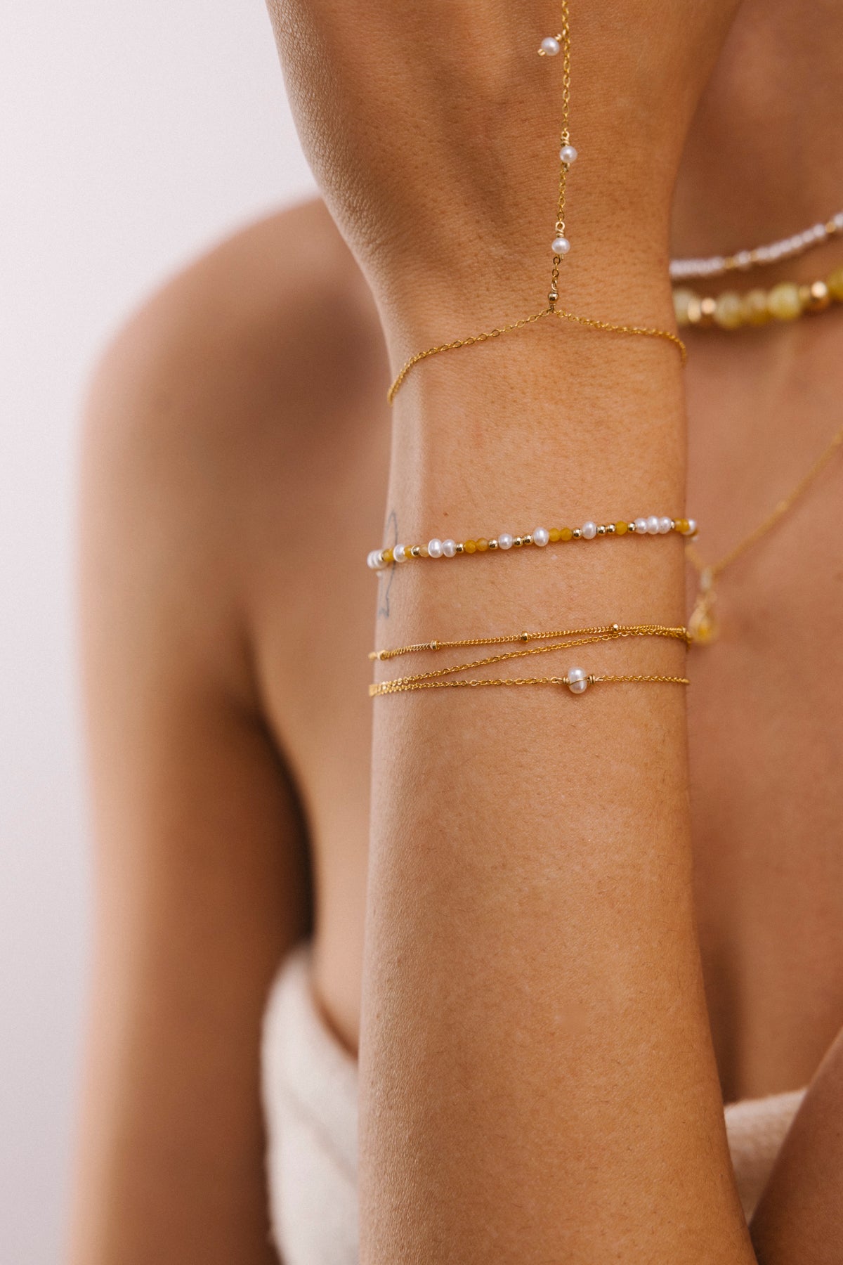 Stella Bracelet - Cultured pearl