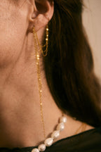 Bijou d'oreille triple Chaînes