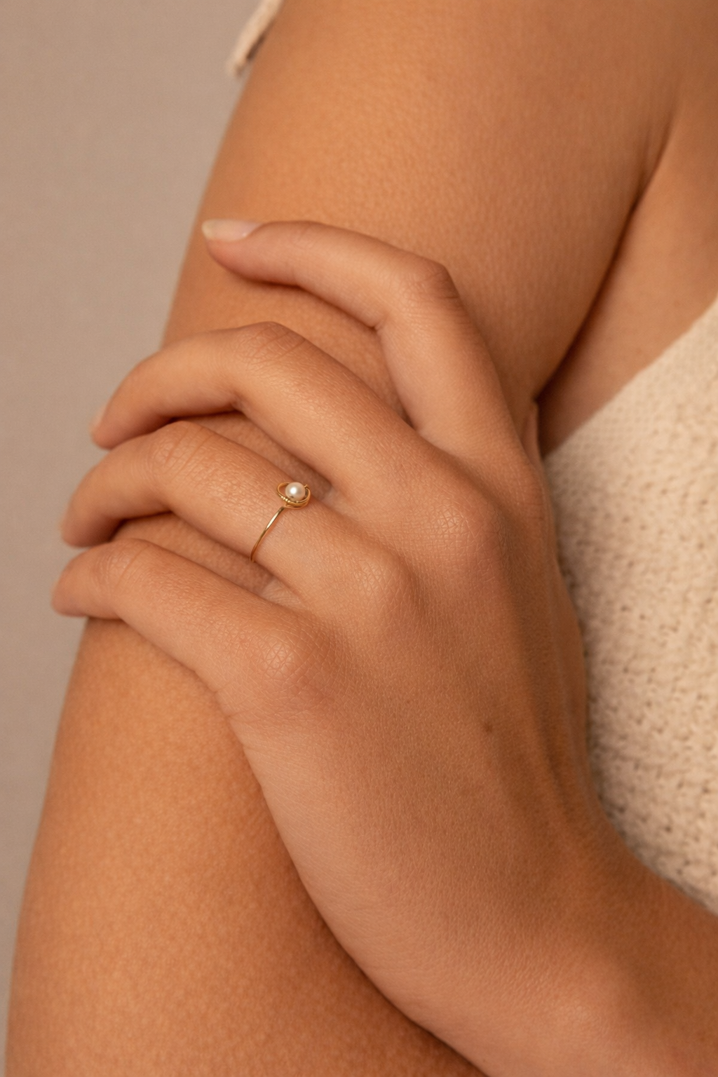 Bague Swan - Perle de culture