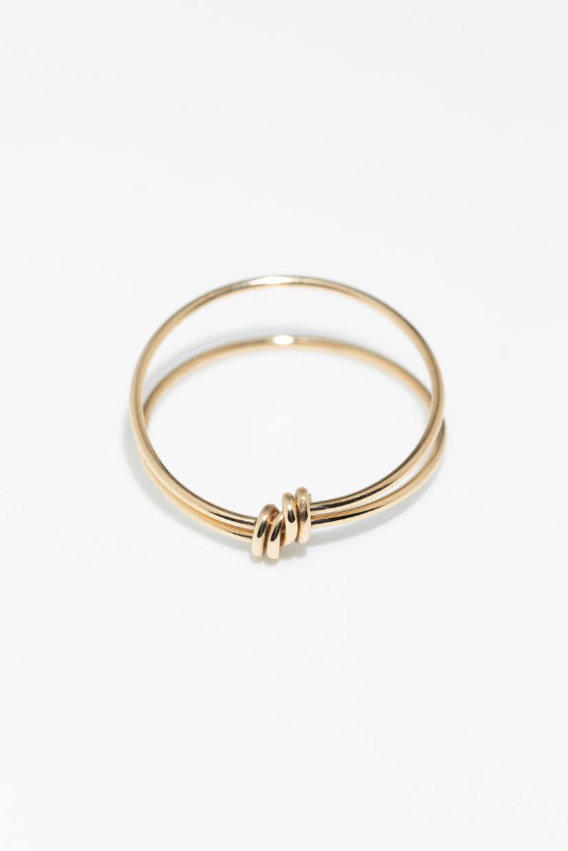 Bague Ananta double - Or 750‰