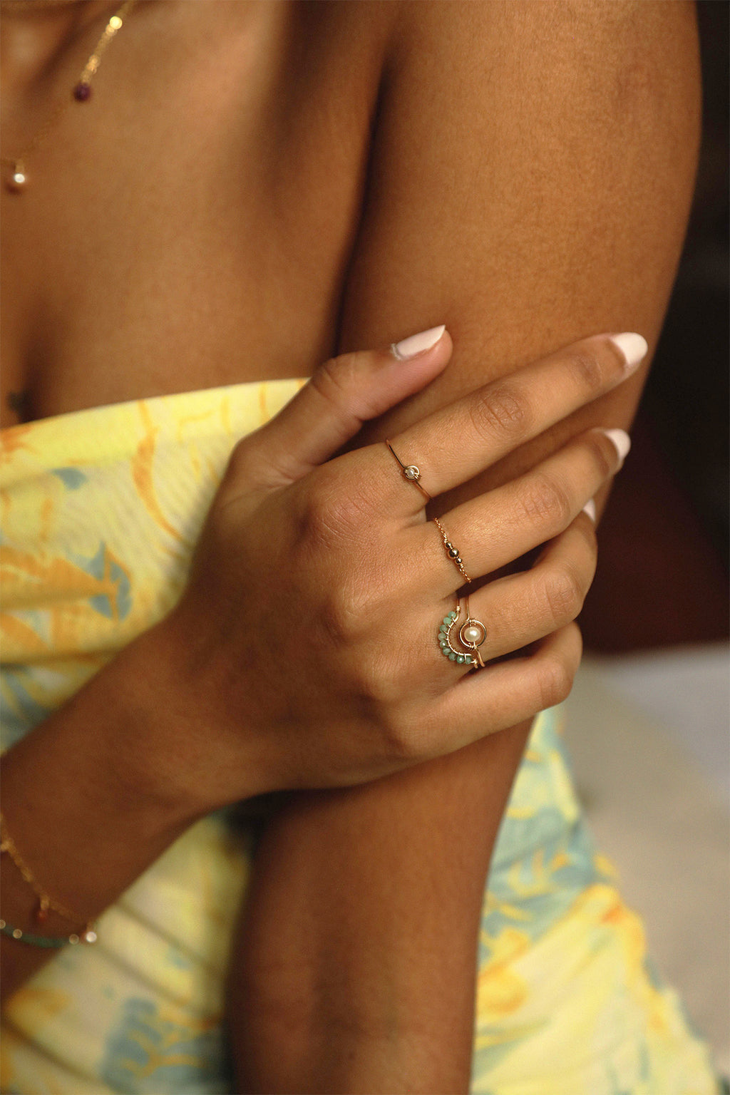 Lucky chain ring